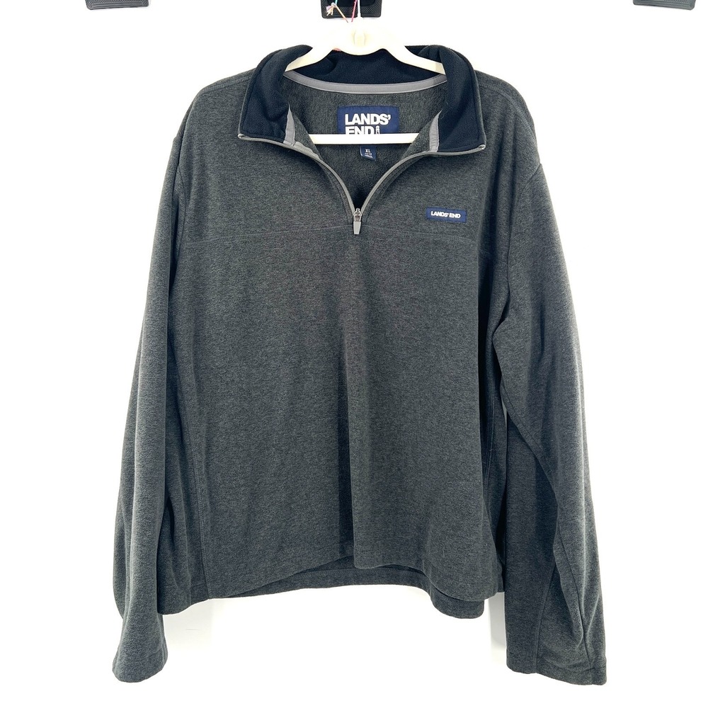 Lands' End quarter zip pullover fleece lightweight jacket gorpcore outdoor XL